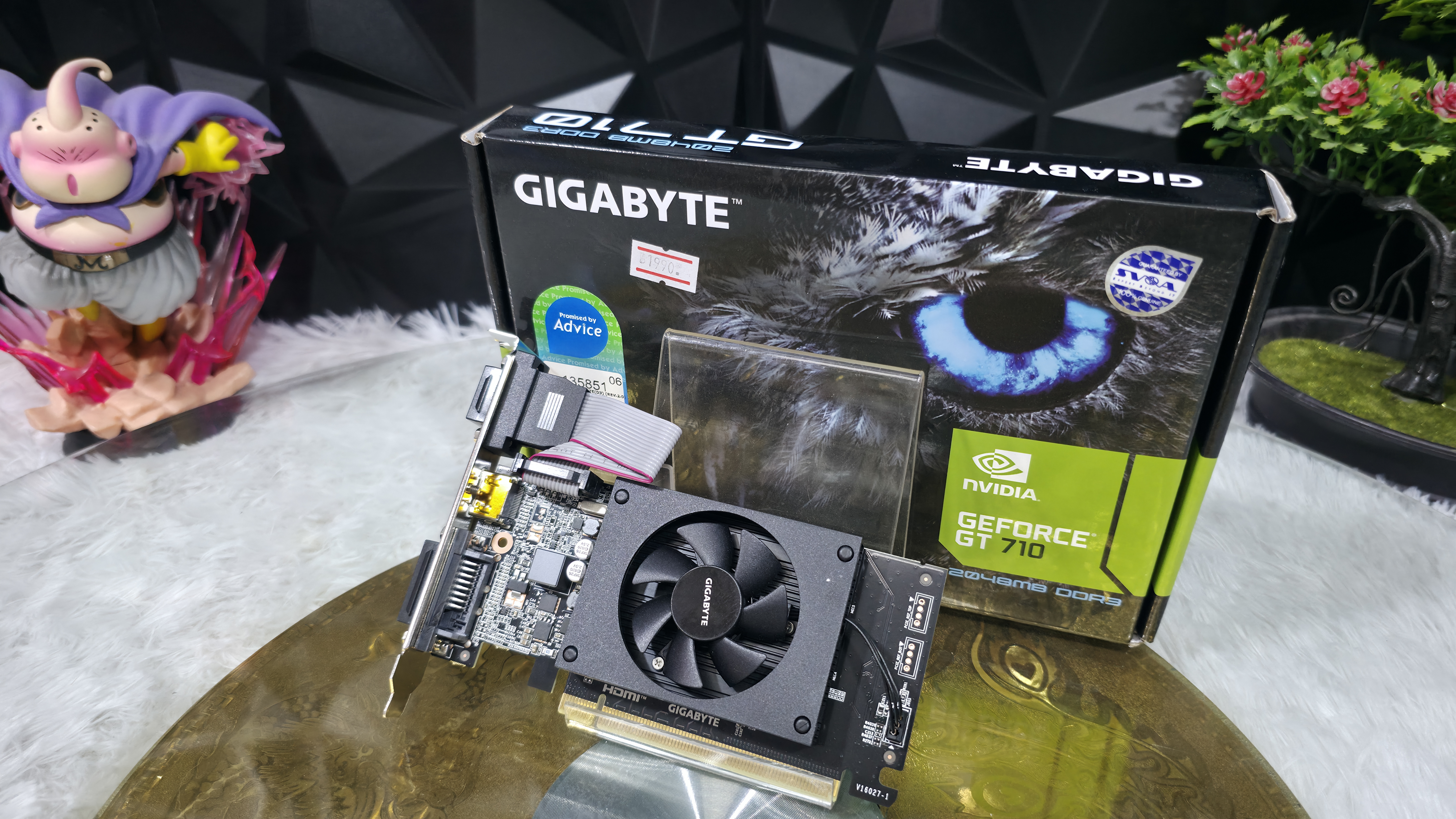 Gigabyte GT710 2g DDR3 + กล่อง