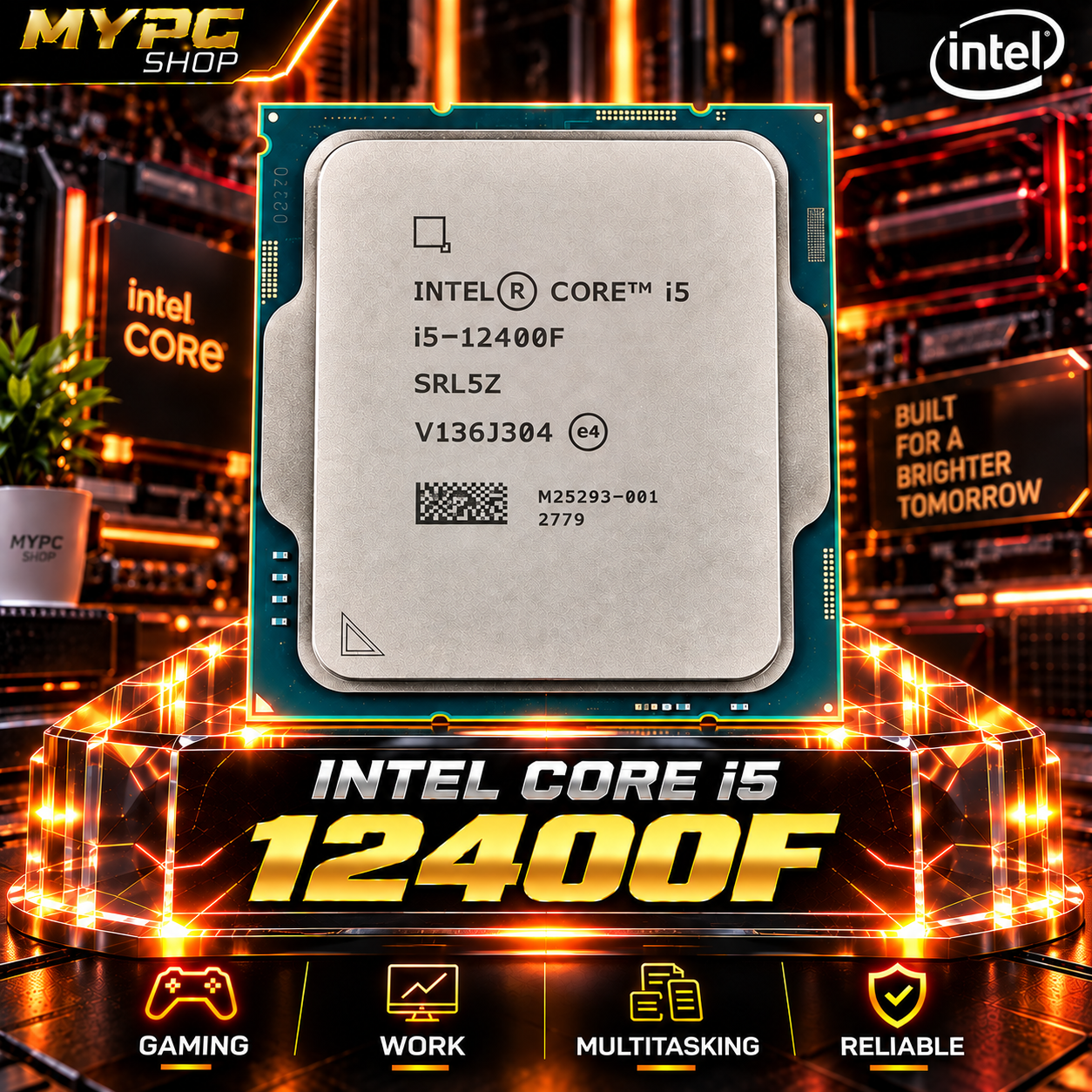 Intel® Core™ i5-12400F แคช 18M, สูงสุด 4.40 GHz 6C/12T